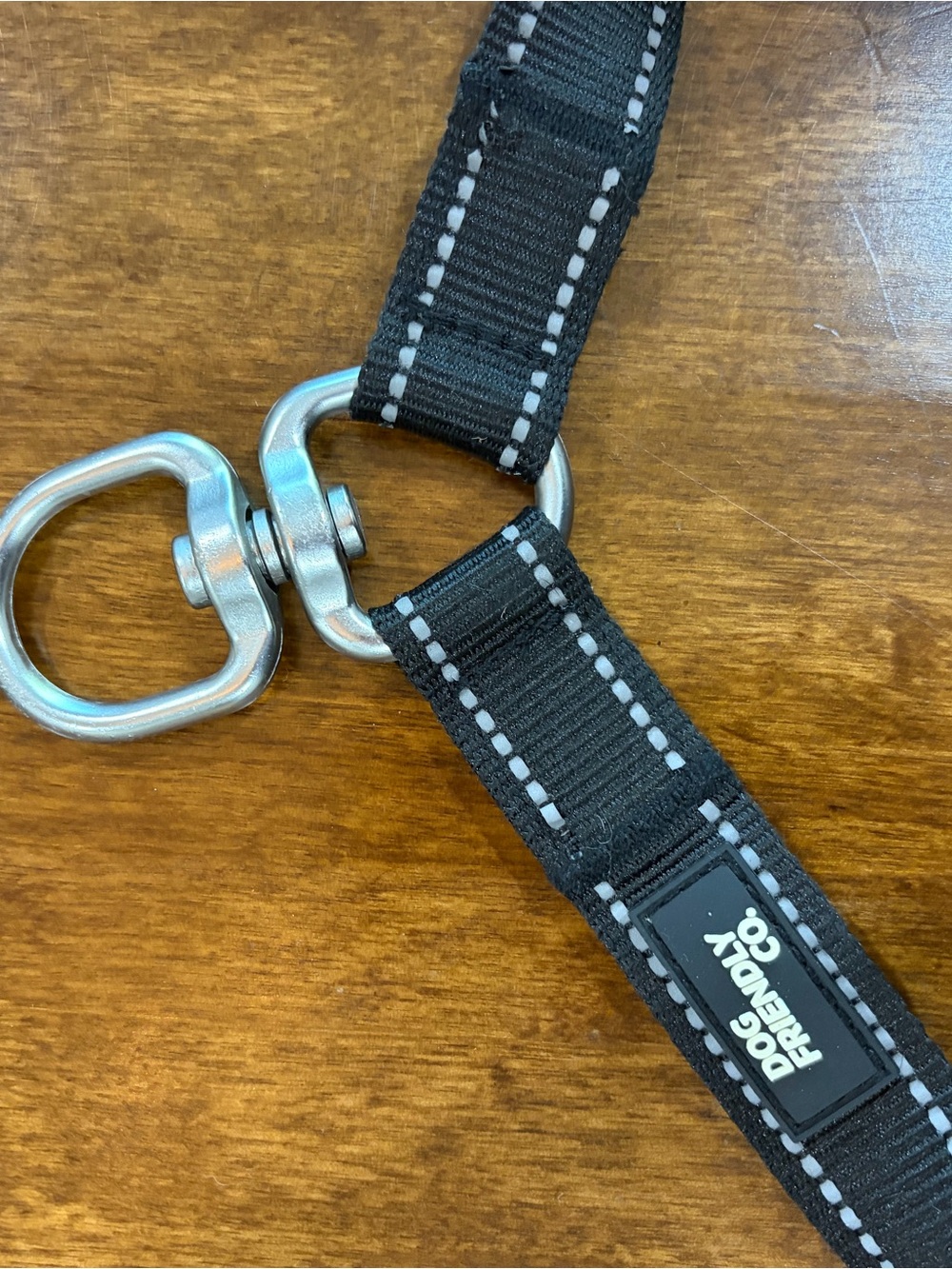 Dog Friendly Co. Black Reflective Leash Splitter Attachment